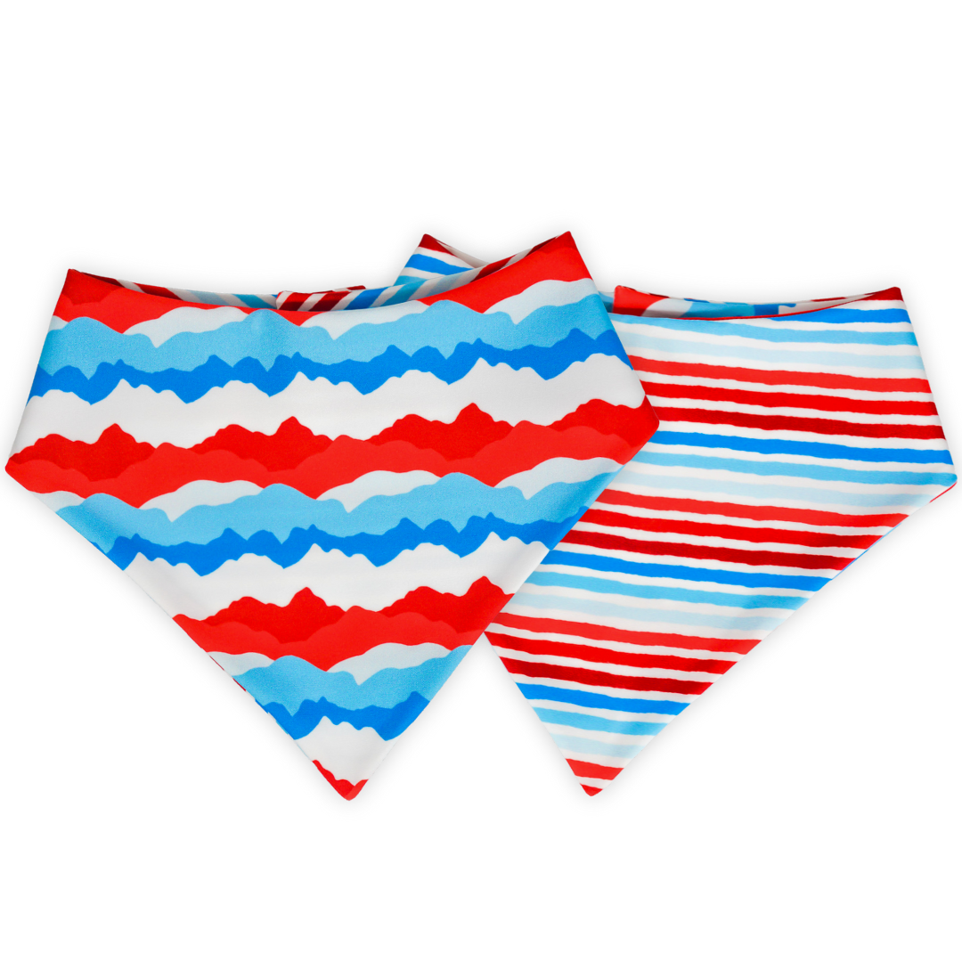 RWB Mountains - Active Snap On Bandana (Reversible)
